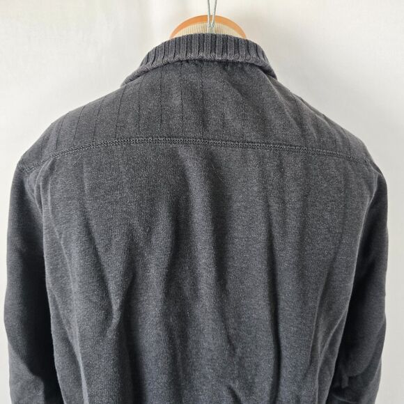 Calvin Klein Jacket Men's Size Large Gray Zip Up Soft Shell Pockets Long Sleeves - Picture 5 of 16